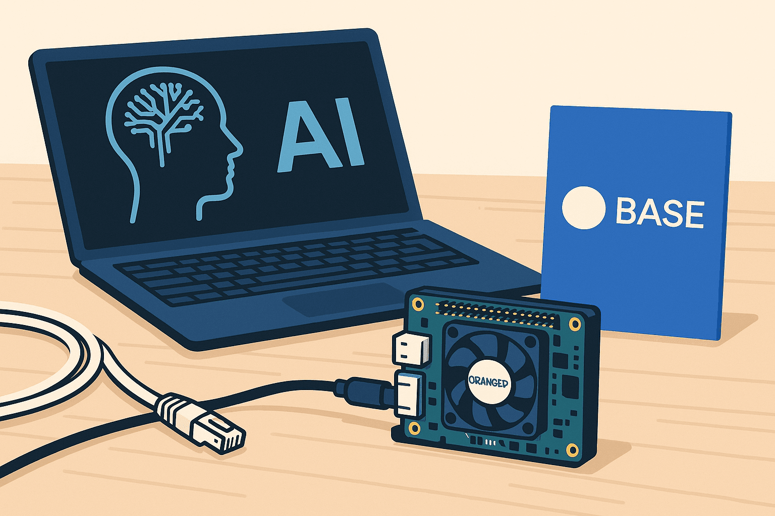 Running an LLM on Orange Pi for Base L2 Development